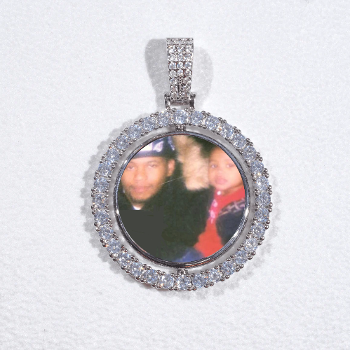 3D Spinning 2-Faced Custom Picture Pendant
