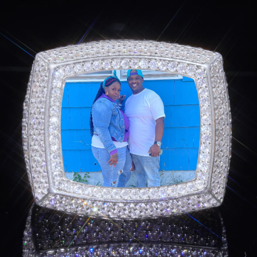 3D CUSTOM PICTURE ICED RING