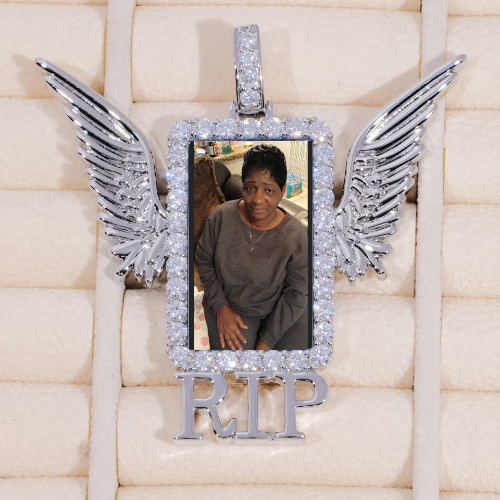 RIP WING 3D CUSTOM PICTURE PENDANT
