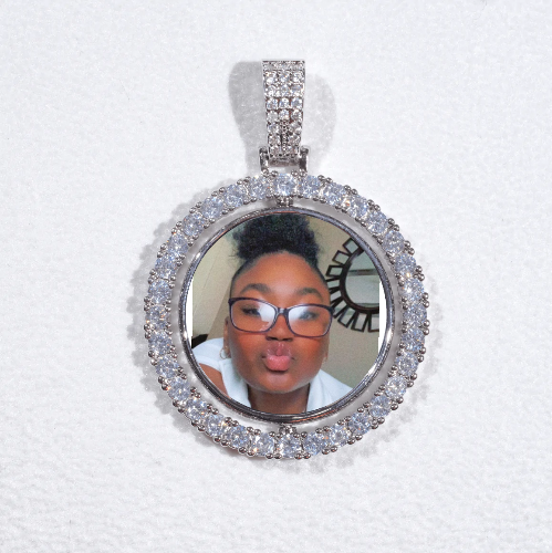 3D Spinning 2-Faced Custom Picture Pendant