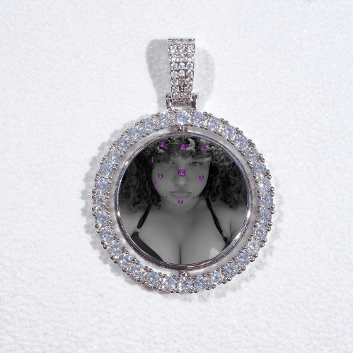 3D Spinning 2-Faced Custom Picture Pendant