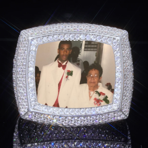 3D CUSTOM PICTURE ICED RING