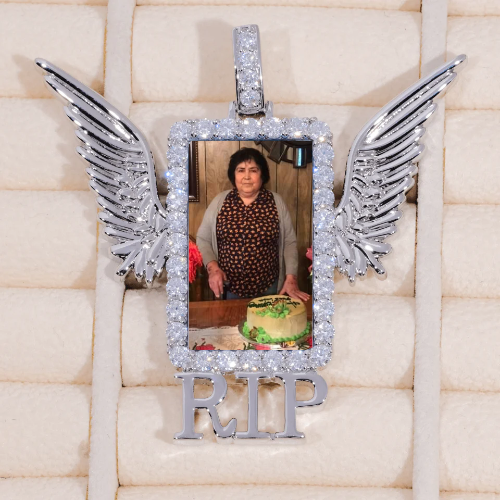 RIP WING 3D CUSTOM PICTURE PENDANT