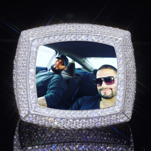 3D CUSTOM PICTURE ICED RING
