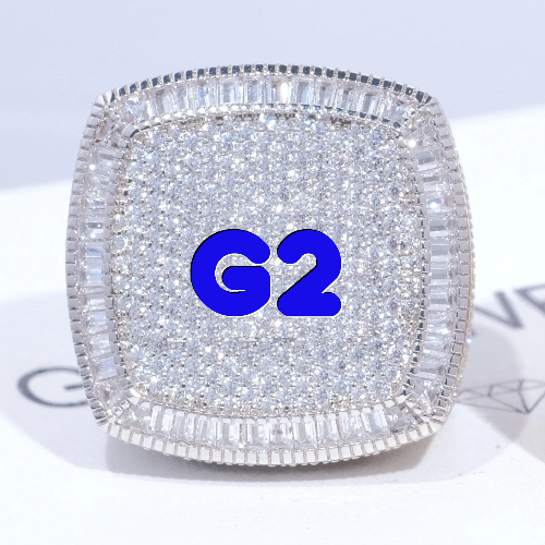 CUSTOM LETTER 3D ICED RING