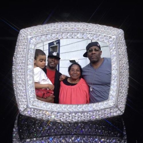 3D CUSTOM PICTURE ICED RING