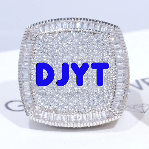 CUSTOM LETTER 3D ICED RING