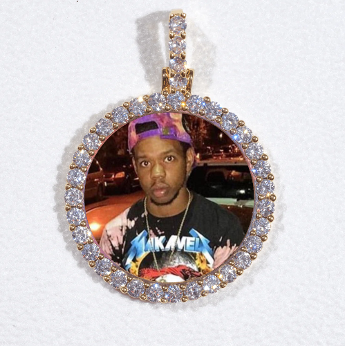 3D CIRCLE CUSTOM PICTURE PENDANT SMALL SIZE