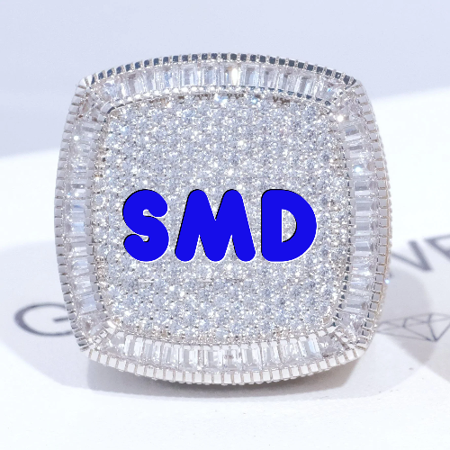 CUSTOM LETTER 3D ICED RING