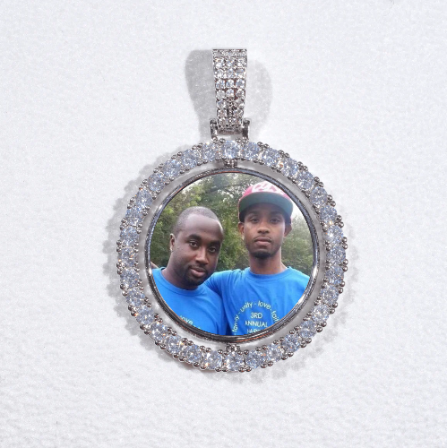 3D Spinning 2-Faced Custom Picture Pendant