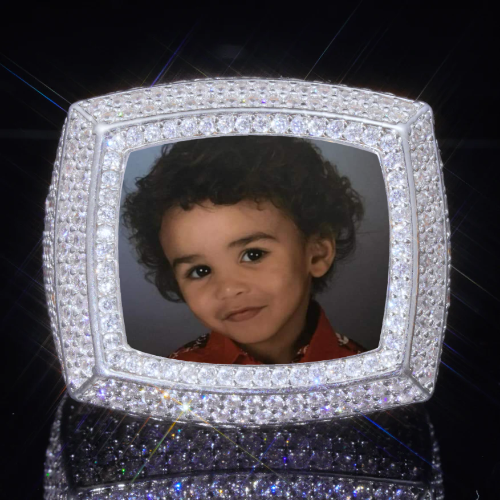 3D CUSTOM PICTURE ICED RING