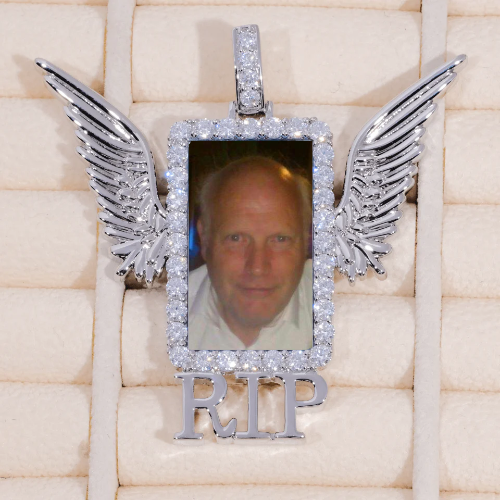 RIP WING 3D CUSTOM PICTURE PENDANT