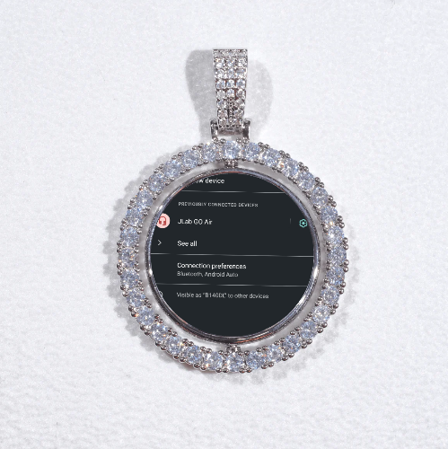 3D Spinning 2-Faced Custom Picture Pendant