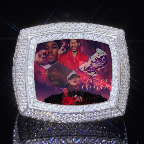 3D CUSTOM PICTURE ICED RING