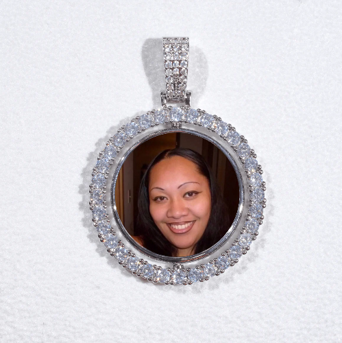 3D Spinning 2-Faced Custom Picture Pendant