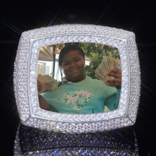 3D CUSTOM PICTURE ICED RING