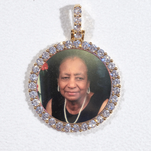 3D CIRCLE CUSTOM PICTURE PENDANT SMALL SIZE