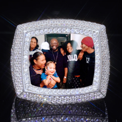 3D CUSTOM PICTURE ICED RING