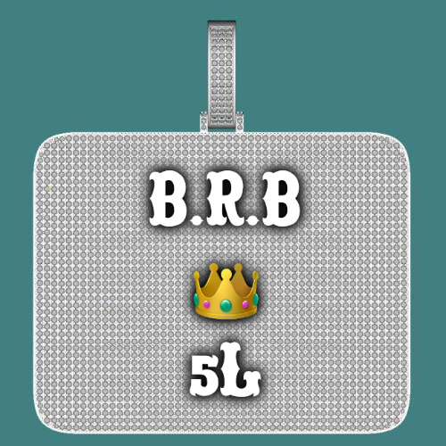 CUSTOM LETTER NECKLACE 3D BIG SQUARE