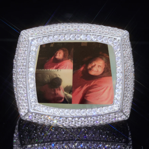 3D CUSTOM PICTURE ICED RING