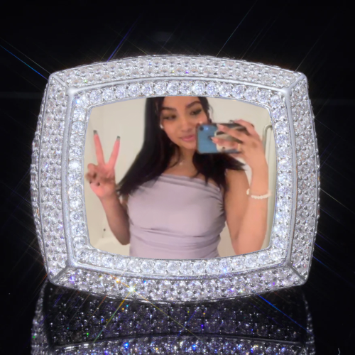 3D CUSTOM PICTURE ICED RING