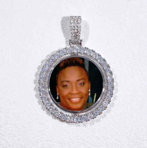 3D Spinning 2-Faced Custom Picture Pendant