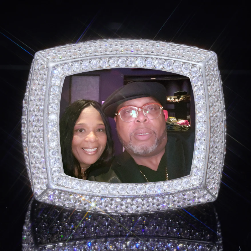 3D CUSTOM PICTURE ICED RING