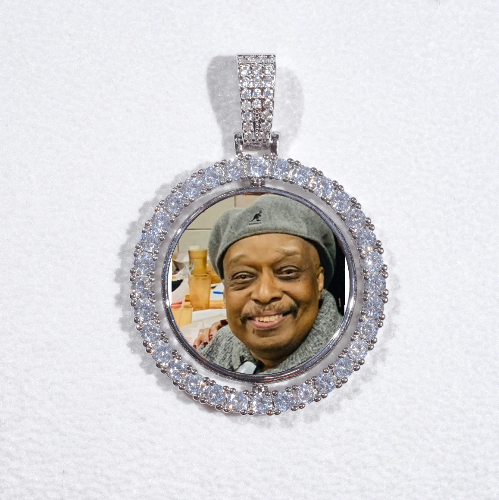 3D Spinning 2-Faced Custom Picture Pendant