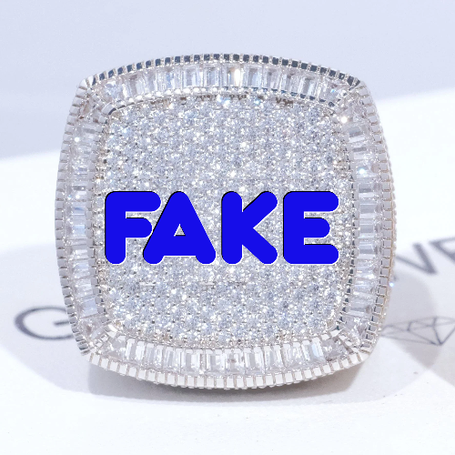 CUSTOM LETTER 3D ICED RING
