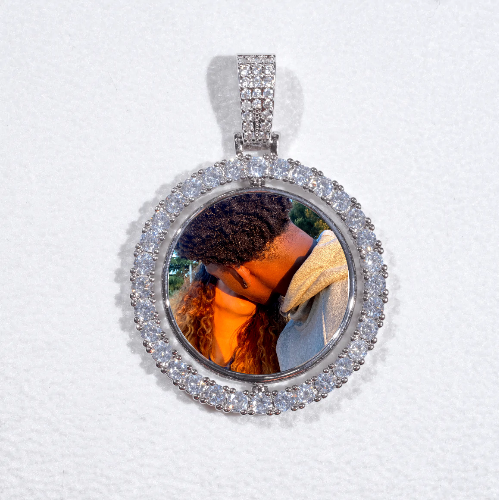 3D Spinning 2-Faced Custom Picture Pendant