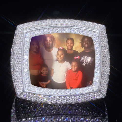 3D CUSTOM PICTURE ICED RING