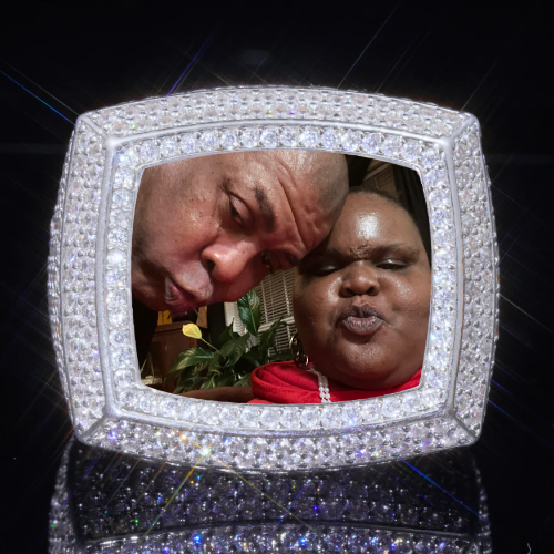 3D CUSTOM PICTURE ICED RING