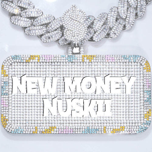 CUSTOM LETTER NECKLACE 3D COLORFUL SQUARE