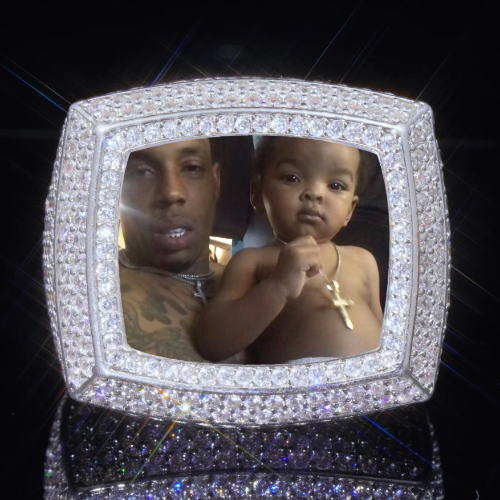 3D CUSTOM PICTURE ICED RING
