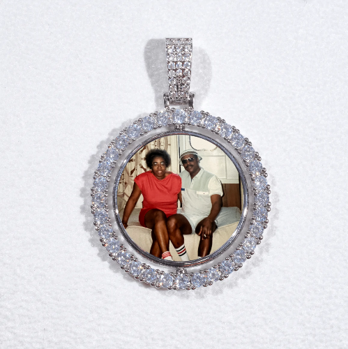 3D Spinning 2-Faced Custom Picture Pendant