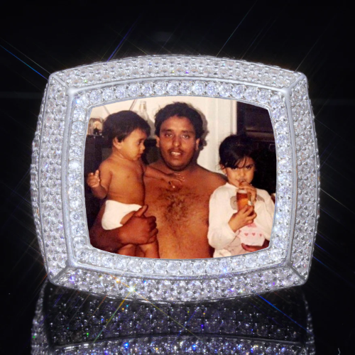 3D CUSTOM PICTURE ICED RING