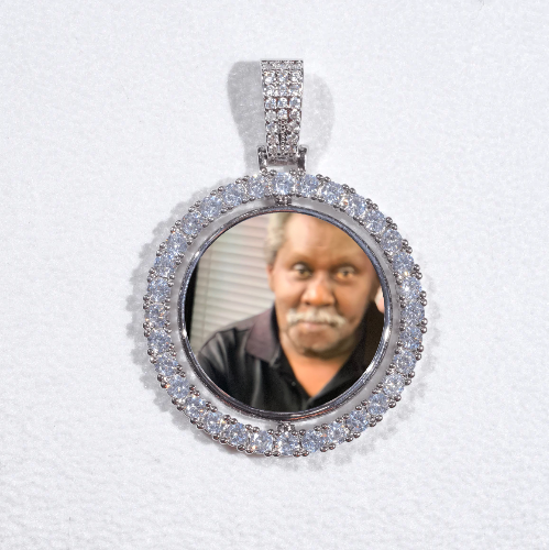 3D Spinning 2-Faced Custom Picture Pendant