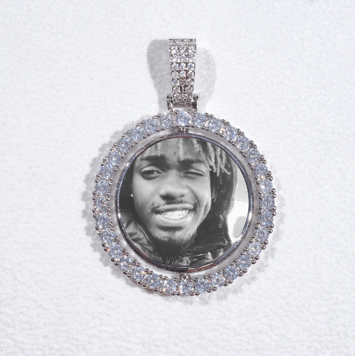3D Spinning 2-Faced Custom Picture Pendant