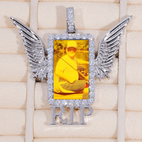 RIP WING 3D CUSTOM PICTURE PENDANT