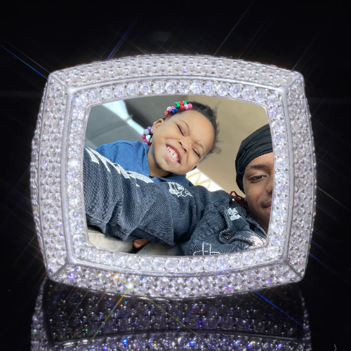 3D CUSTOM PICTURE ICED RING
