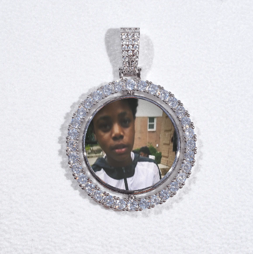 3D Spinning 2-Faced Custom Picture Pendant