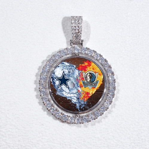 3D Spinning 2-Faced Custom Picture Pendant