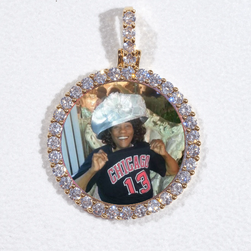 3D CIRCLE CUSTOM PICTURE PENDANT SMALL SIZE