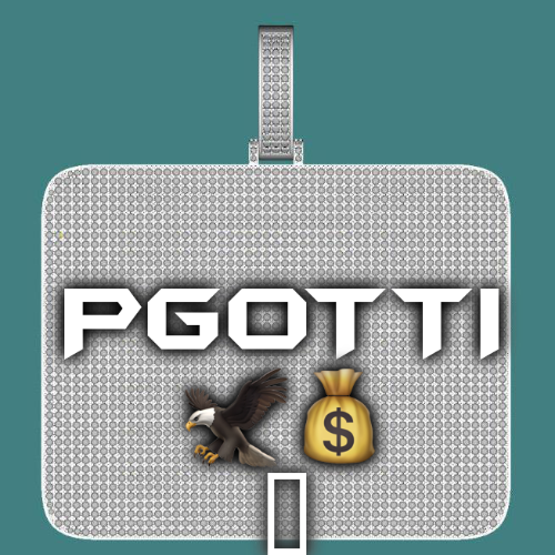 CUSTOM LETTER NECKLACE 3D BIG SQUARE