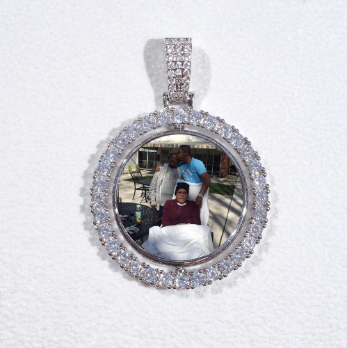 3D Spinning 2-Faced Custom Picture Pendant