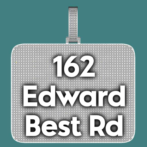 CUSTOM LETTER NECKLACE 3D BIG SQUARE