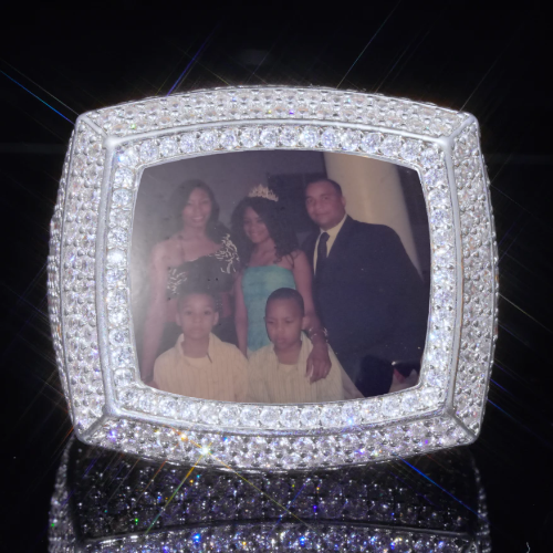 3D CUSTOM PICTURE ICED RING