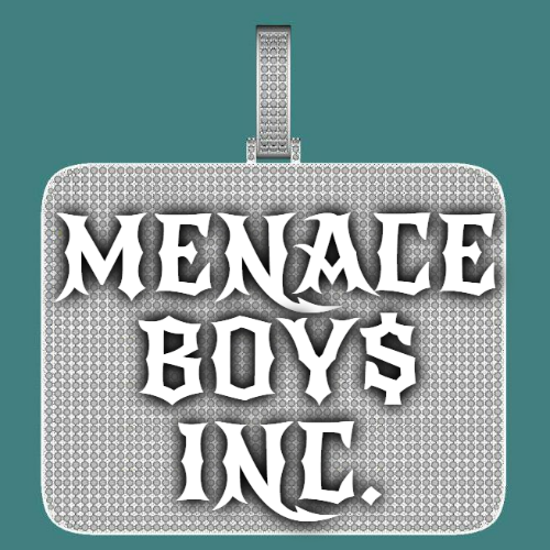 CUSTOM LETTER NECKLACE 3D BIG SQUARE