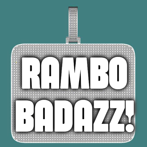 CUSTOM LETTER NECKLACE 3D BIG SQUARE