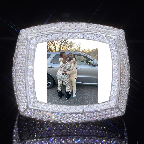 3D CUSTOM PICTURE ICED RING